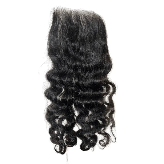 Raw Indian Lush Curly 5x5 HD Closure